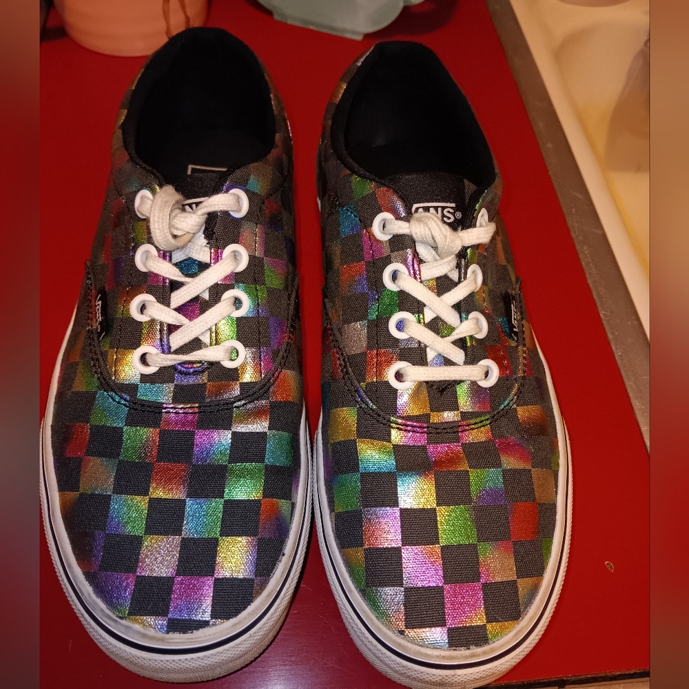 Vans multi colored